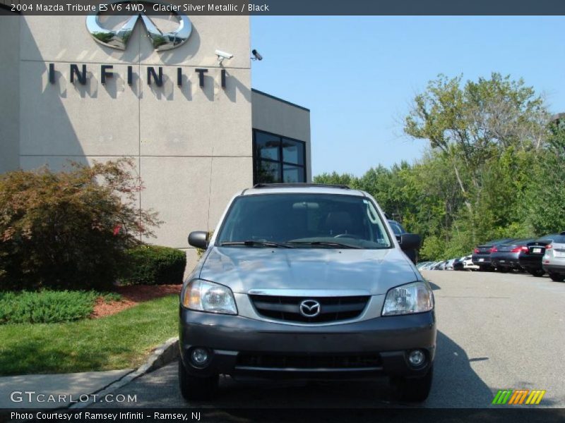 Glacier Silver Metallic / Black 2004 Mazda Tribute ES V6 4WD