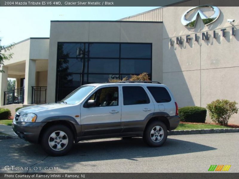 Glacier Silver Metallic / Black 2004 Mazda Tribute ES V6 4WD