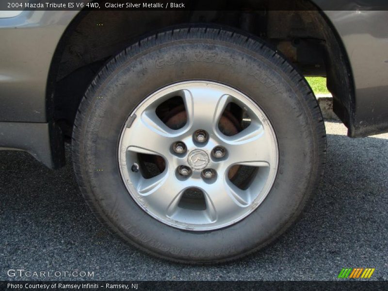 Glacier Silver Metallic / Black 2004 Mazda Tribute ES V6 4WD