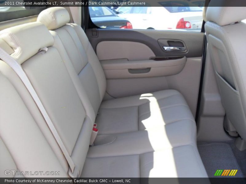 Summit White / Dark Cashmere/Light Cashmere 2011 Chevrolet Avalanche LT