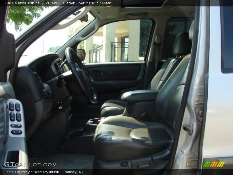 Glacier Silver Metallic / Black 2004 Mazda Tribute ES V6 4WD