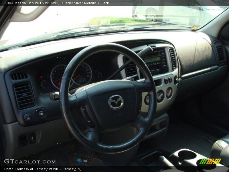Glacier Silver Metallic / Black 2004 Mazda Tribute ES V6 4WD