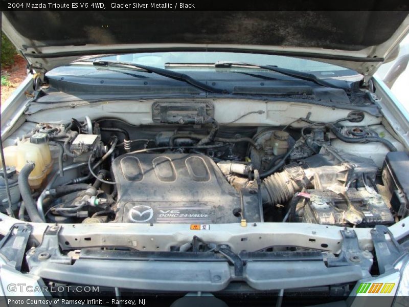 Glacier Silver Metallic / Black 2004 Mazda Tribute ES V6 4WD