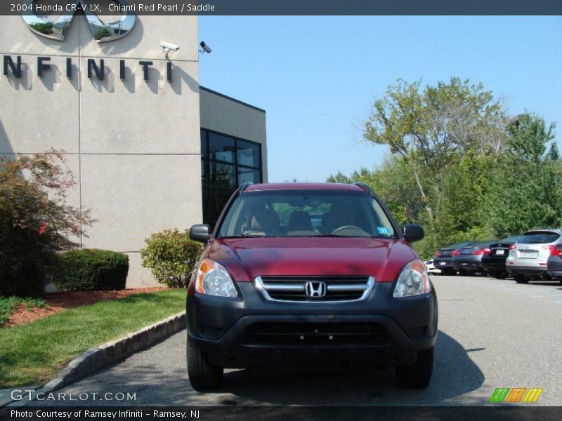 Chianti Red Pearl / Saddle 2004 Honda CR-V LX