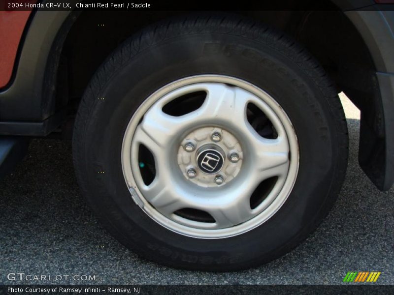 Chianti Red Pearl / Saddle 2004 Honda CR-V LX