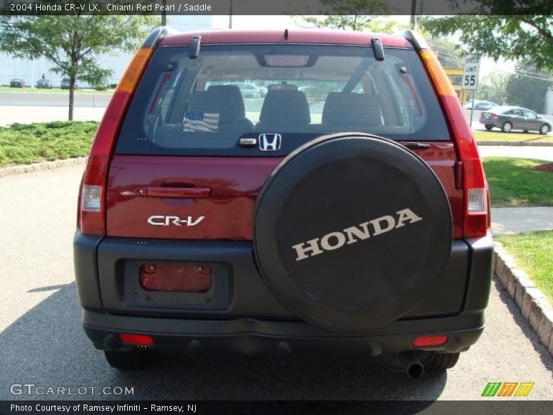 Chianti Red Pearl / Saddle 2004 Honda CR-V LX