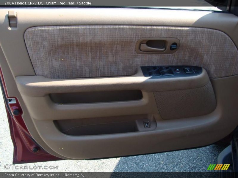 Chianti Red Pearl / Saddle 2004 Honda CR-V LX