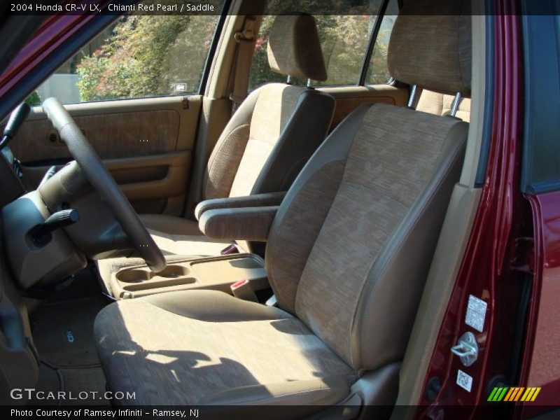 Chianti Red Pearl / Saddle 2004 Honda CR-V LX