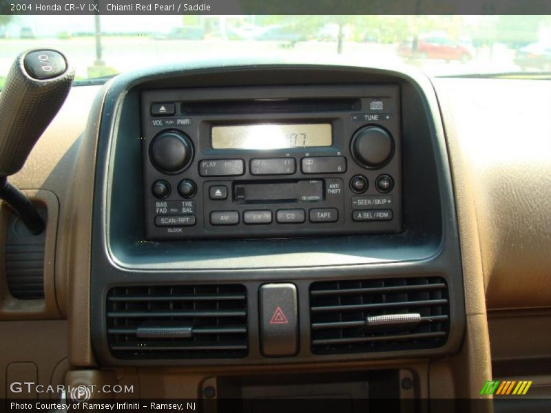 Chianti Red Pearl / Saddle 2004 Honda CR-V LX
