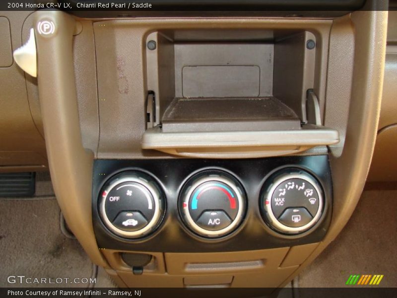 Chianti Red Pearl / Saddle 2004 Honda CR-V LX