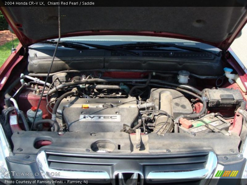 Chianti Red Pearl / Saddle 2004 Honda CR-V LX