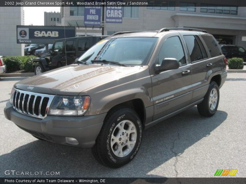 Woodland Brown Satin Glow / Sandstone 2002 Jeep Grand Cherokee Sport 4x4