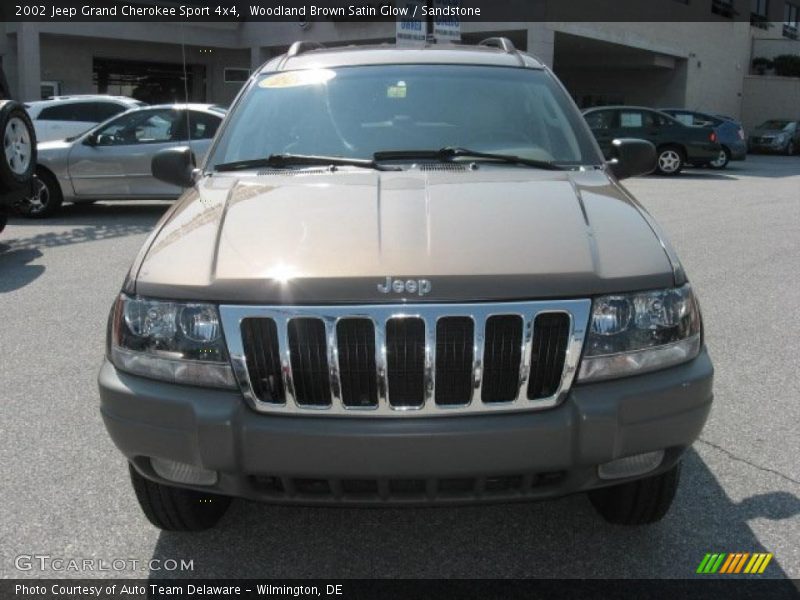 Woodland Brown Satin Glow / Sandstone 2002 Jeep Grand Cherokee Sport 4x4