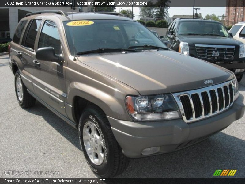 Woodland Brown Satin Glow / Sandstone 2002 Jeep Grand Cherokee Sport 4x4
