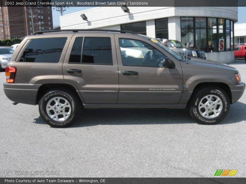 Woodland Brown Satin Glow / Sandstone 2002 Jeep Grand Cherokee Sport 4x4