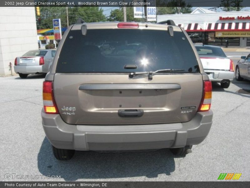 Woodland Brown Satin Glow / Sandstone 2002 Jeep Grand Cherokee Sport 4x4
