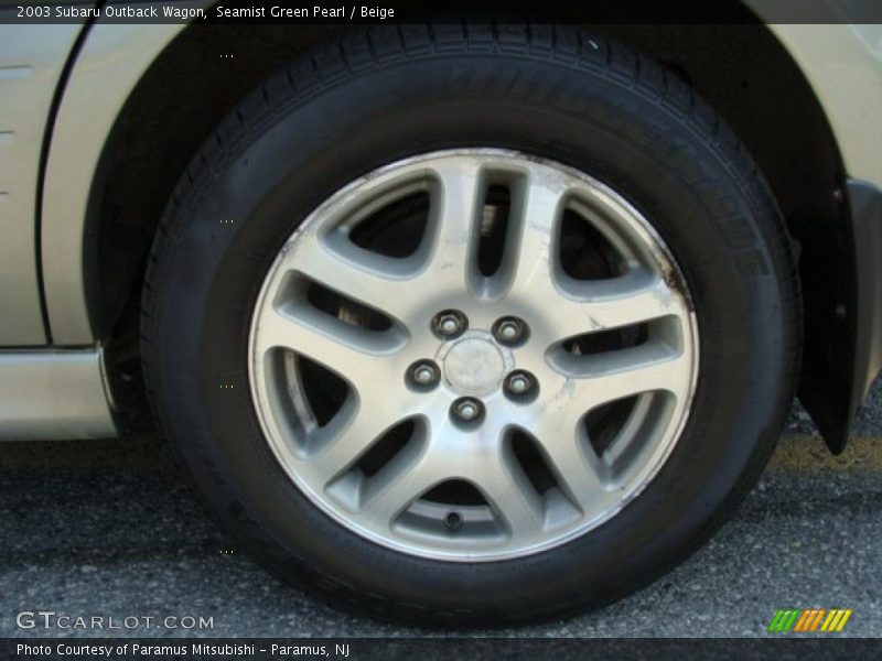 Seamist Green Pearl / Beige 2003 Subaru Outback Wagon