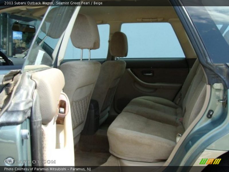 Seamist Green Pearl / Beige 2003 Subaru Outback Wagon