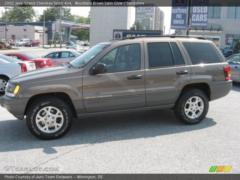 Woodland Brown Satin Glow / Sandstone 2002 Jeep Grand Cherokee Sport 4x4