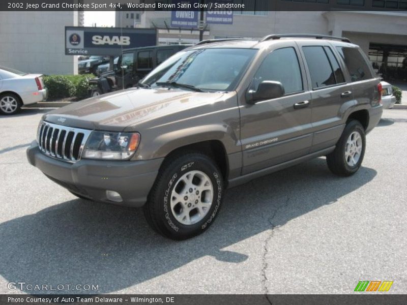 Woodland Brown Satin Glow / Sandstone 2002 Jeep Grand Cherokee Sport 4x4