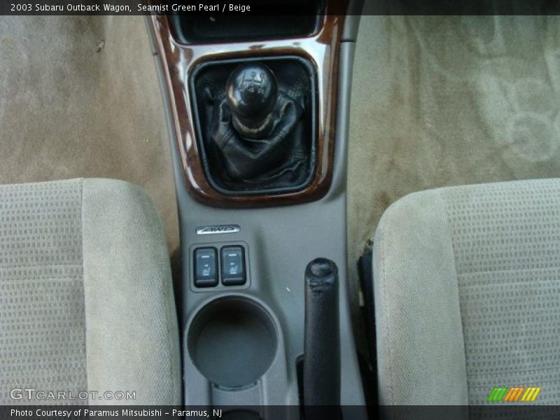 Seamist Green Pearl / Beige 2003 Subaru Outback Wagon