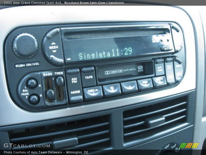 Woodland Brown Satin Glow / Sandstone 2002 Jeep Grand Cherokee Sport 4x4