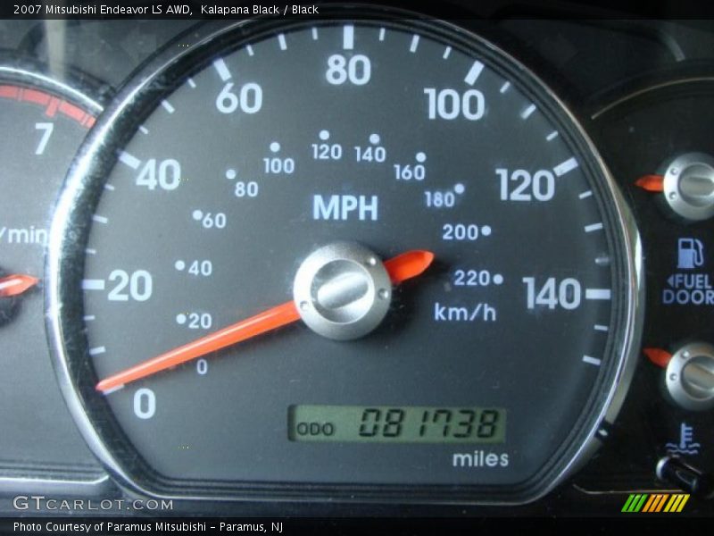 Kalapana Black / Black 2007 Mitsubishi Endeavor LS AWD
