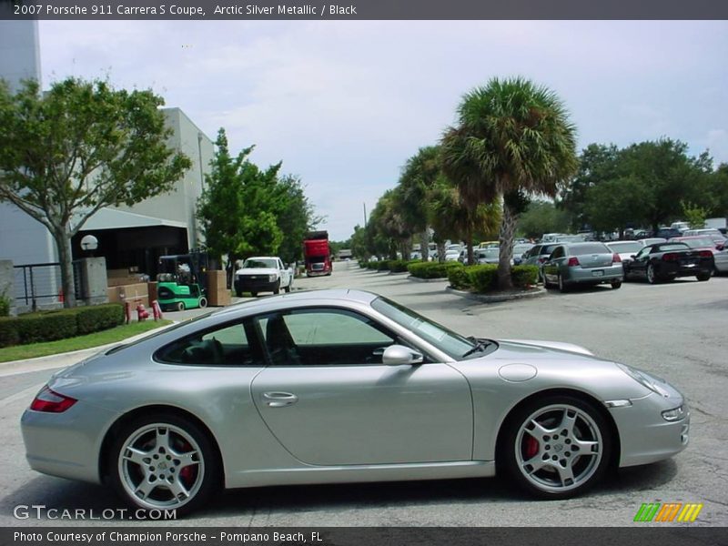 Arctic Silver Metallic / Black 2007 Porsche 911 Carrera S Coupe