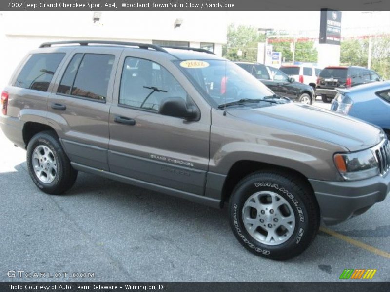 Woodland Brown Satin Glow / Sandstone 2002 Jeep Grand Cherokee Sport 4x4