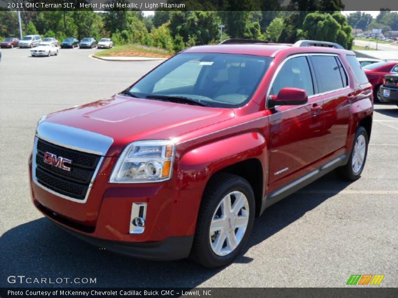Merlot Jewel Metallic / Light Titanium 2011 GMC Terrain SLT