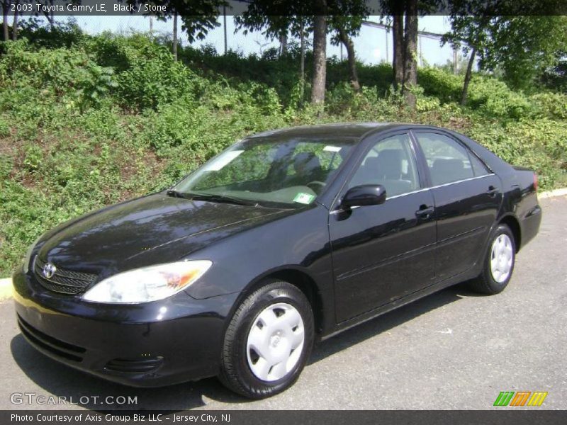 Black / Stone 2003 Toyota Camry LE