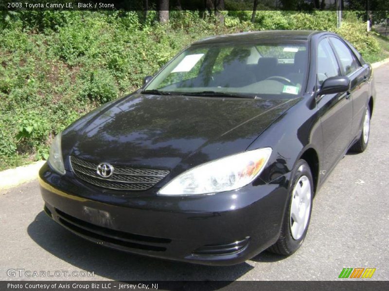 Black / Stone 2003 Toyota Camry LE