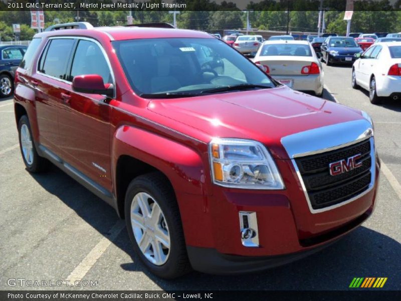 Merlot Jewel Metallic / Light Titanium 2011 GMC Terrain SLT