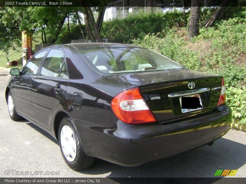 Black / Stone 2003 Toyota Camry LE