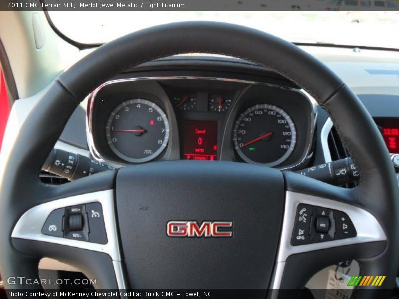 Merlot Jewel Metallic / Light Titanium 2011 GMC Terrain SLT