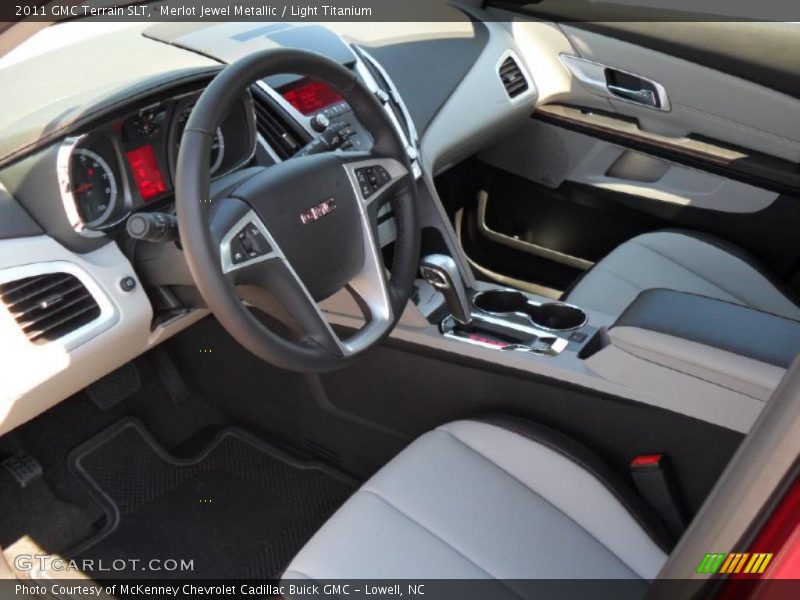 Merlot Jewel Metallic / Light Titanium 2011 GMC Terrain SLT