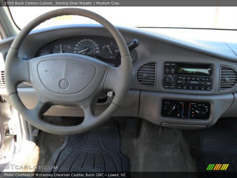 Sterling Silver Metallic / Medium Gray 2000 Buick Century Custom