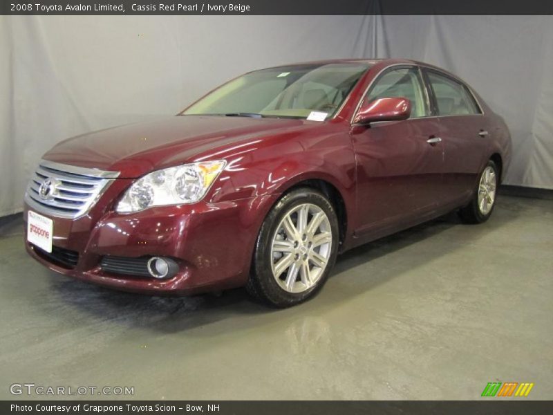 Cassis Red Pearl / Ivory Beige 2008 Toyota Avalon Limited