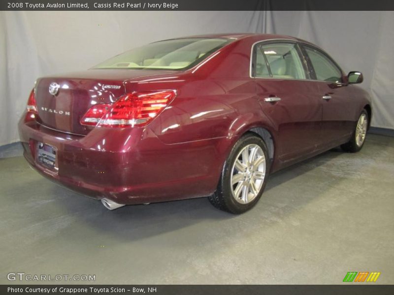 Cassis Red Pearl / Ivory Beige 2008 Toyota Avalon Limited
