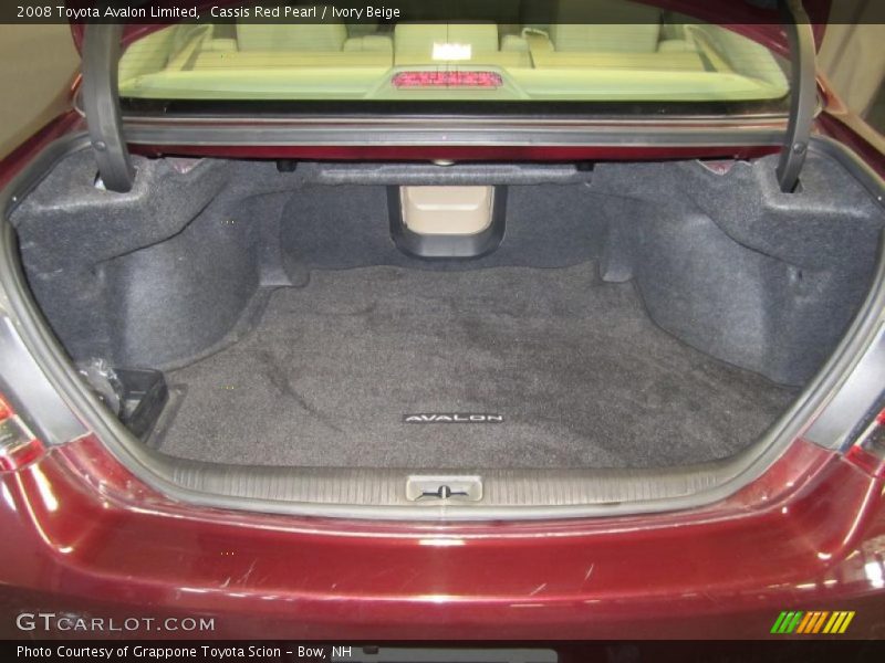 Cassis Red Pearl / Ivory Beige 2008 Toyota Avalon Limited