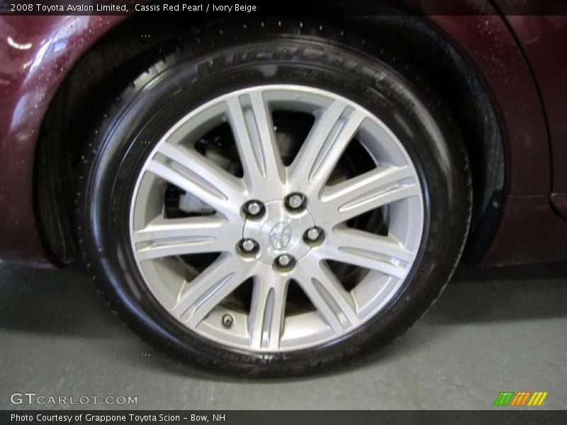 Cassis Red Pearl / Ivory Beige 2008 Toyota Avalon Limited