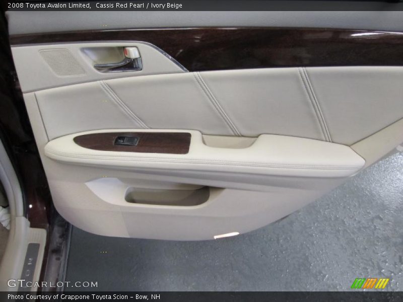Cassis Red Pearl / Ivory Beige 2008 Toyota Avalon Limited