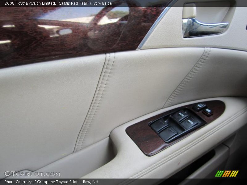 Cassis Red Pearl / Ivory Beige 2008 Toyota Avalon Limited