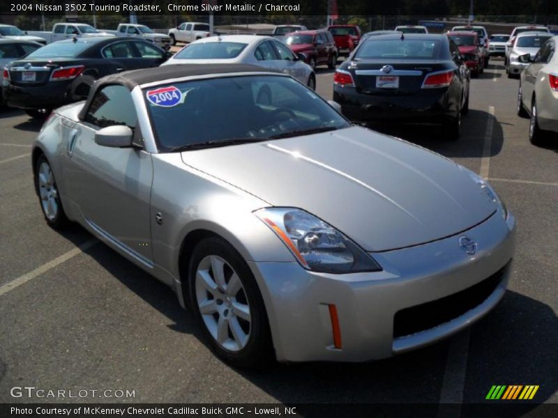 Chrome Silver Metallic / Charcoal 2004 Nissan 350Z Touring Roadster