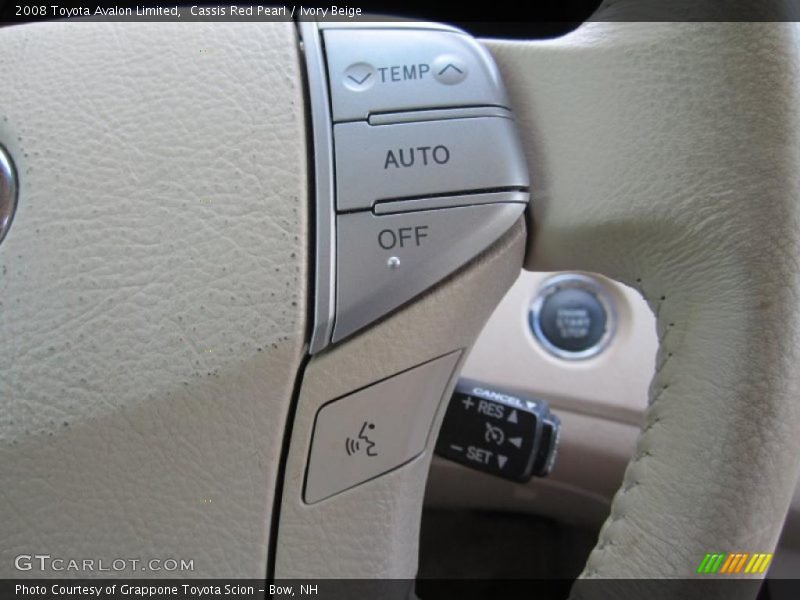 Cassis Red Pearl / Ivory Beige 2008 Toyota Avalon Limited