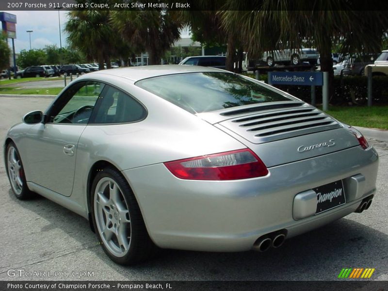 Arctic Silver Metallic / Black 2007 Porsche 911 Carrera S Coupe
