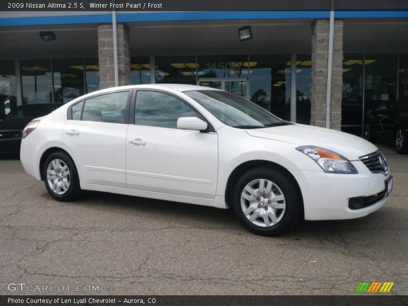 Winter Frost Pearl / Frost 2009 Nissan Altima 2.5 S