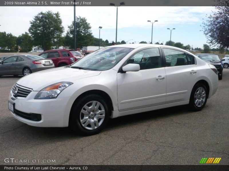 Winter Frost Pearl / Frost 2009 Nissan Altima 2.5 S