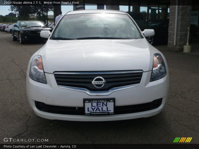 Winter Frost Pearl / Frost 2009 Nissan Altima 2.5 S
