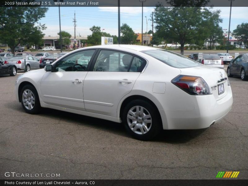 Winter Frost Pearl / Frost 2009 Nissan Altima 2.5 S